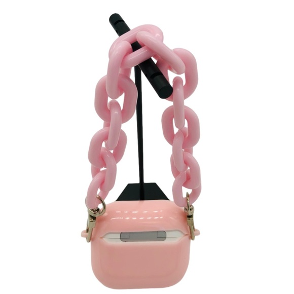 Hello Kitty AirPods Case 3rd Generation Pink LinkChain NEW Ready … - Picture 3 of 4